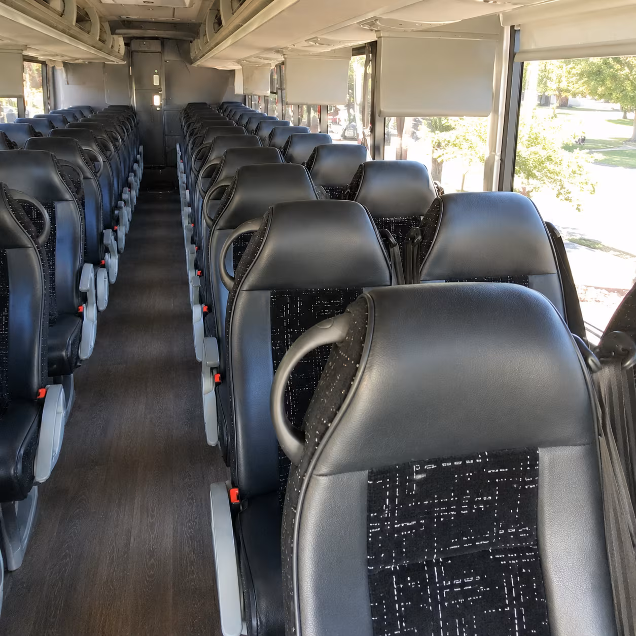 paterson charter bus services interior
